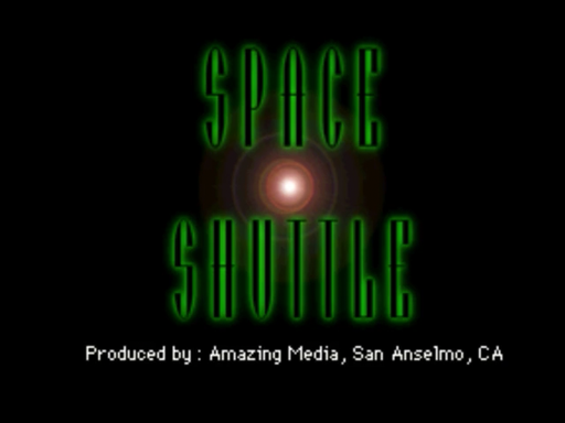 Space Shuttle title screen for 3DO